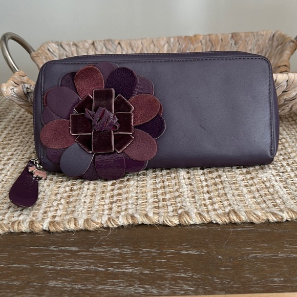 RADLEY LONDON Bags Radley London Purple Leather Clutch Bag Poshmark